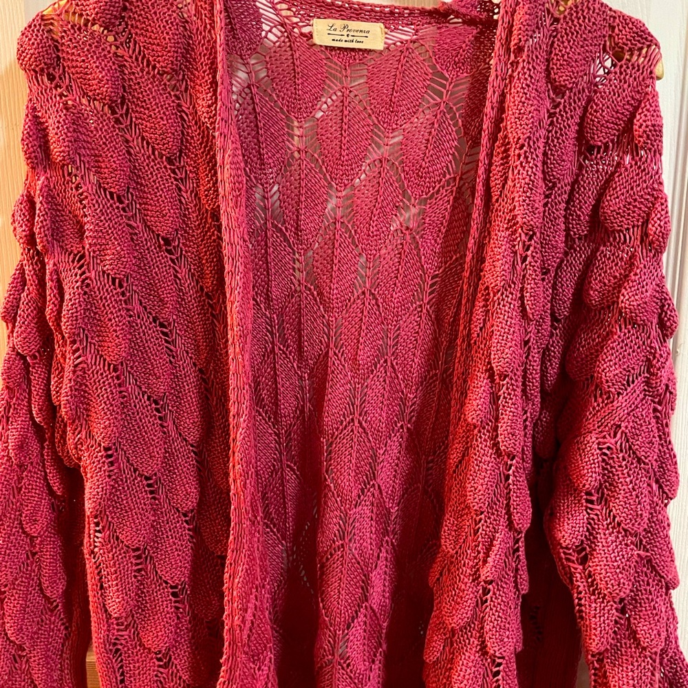 Hand-knit sweater from Spain S